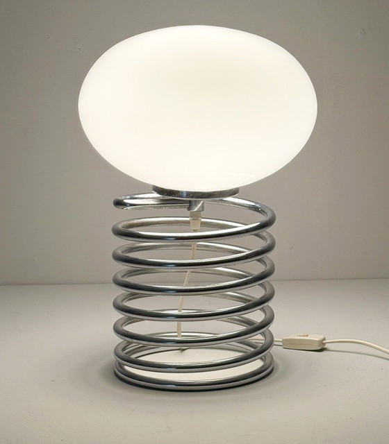 Image 1 of INGO MAURER. per Honsel, lampada da tavolo a spirale, Germania, anni '70