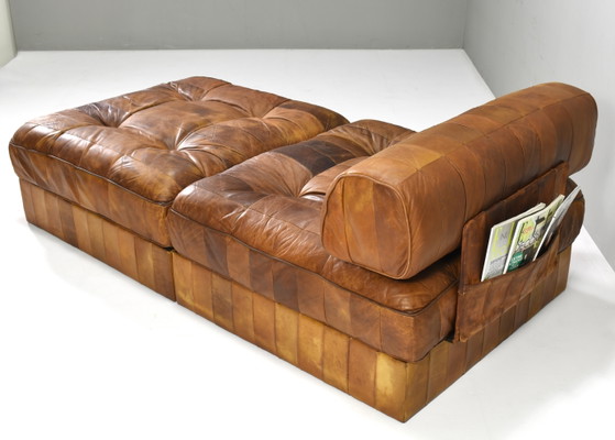 De Sede DS-88 Divano modulare Daybed in pelle Cognac Tan Svizzera, anni '70, Divani modulari, Marrone (foto 9 di 20)