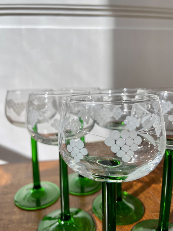 Image 1 of Set of 6 Alsatian glasses