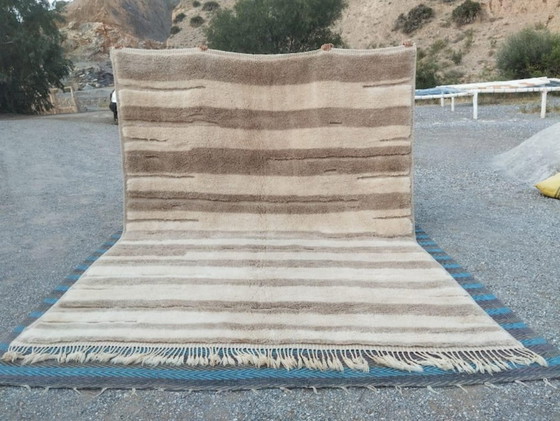 Image 1 of Tapis Beni Ouarain en laine authentique 250cmx200cm