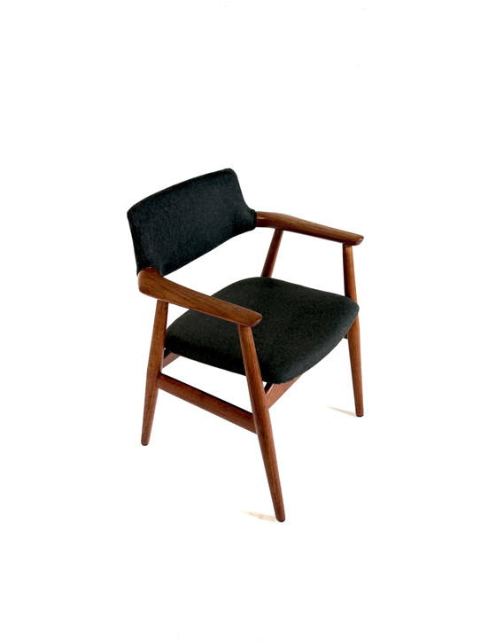 6x GM11 restaurées, Glostrup Møbelfabrik ‘60 – Chaises de salle à manger, Wood, Wool (photo 12 of 15)