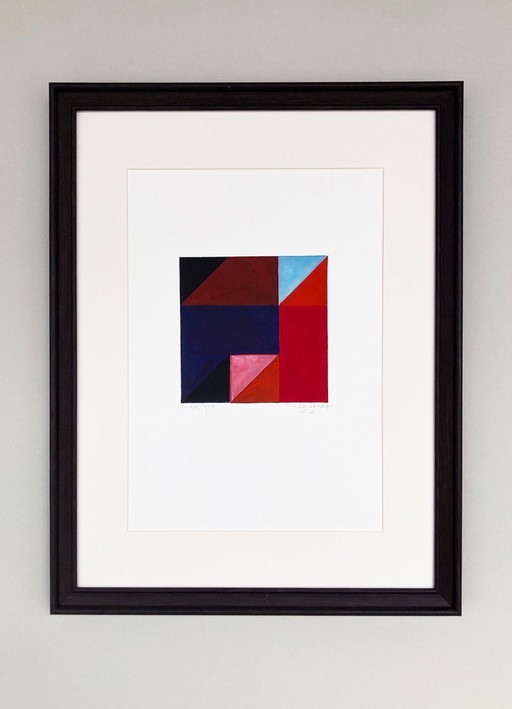Geometric Composition 16-6 – schilderijen tekeningen, Paper