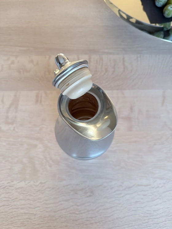 Vintage Alfi Juwel Thermos Flask / Insulated Flask 1L / Chrome Plated – Crockery, polished steel (photo 15 of 22)