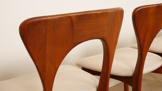 Image 1 of 6 x eetkamerstoel | Koefoeds Hornslets | Niels Koefoed | Model Peter | Teak