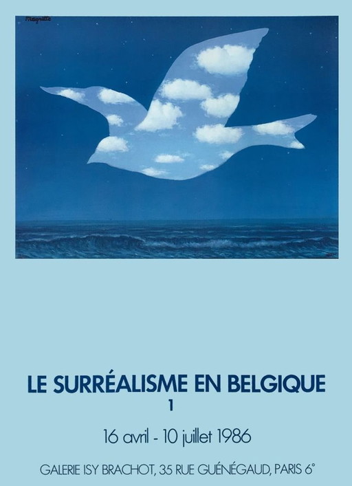 René Magritte Expo 86 - Surrealisme in België | poster 1986