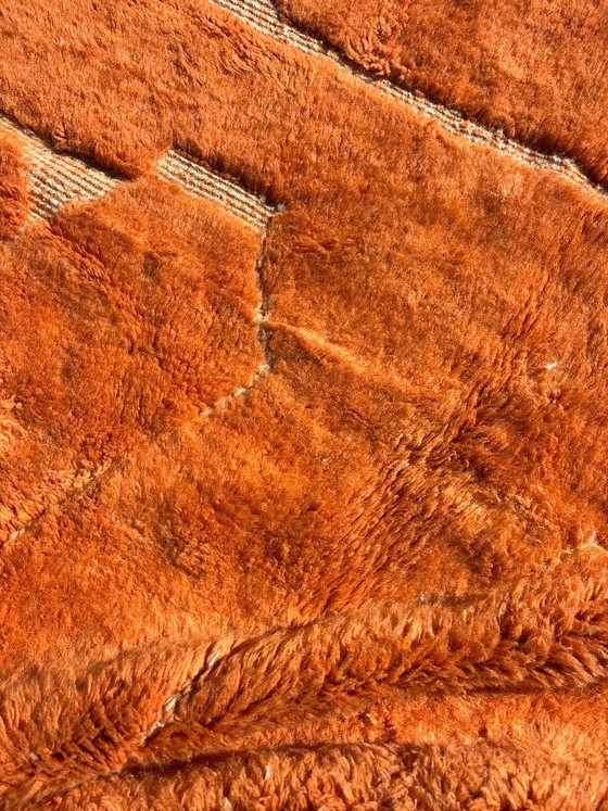 Orange Moroccan Rug 200x300 cm, Authentic Moroccan Rug, Berber Carpet – Rugs & carpets, Wool (photo 6 of 12)