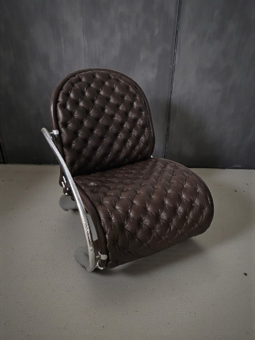 2er Set Verner Panton Chair Sessel Modell G System 1-2-3 Denmark Loungesessel Made von Fritz Hansen in Denmark 1970er Jahre