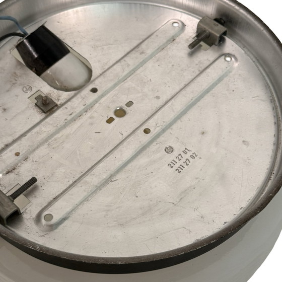 Image 1 of Art Déco (stile) - Lampada da soffitto con vetro opalino - Cecoslovacchia, circa anni '70 - MCM / Vintage