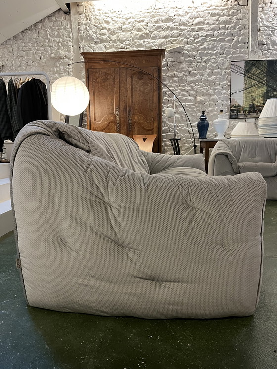 Image 1 of Conjunto de sofá y sillón modelo Sloop de Ligne Roset - años 80