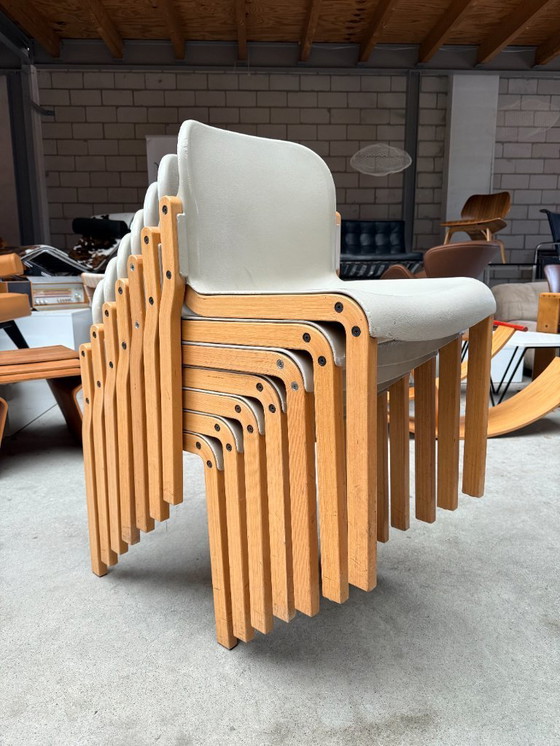 Image 1 of 7 sillas apilables Kembo Holland Dolmas de J.B. Meijer