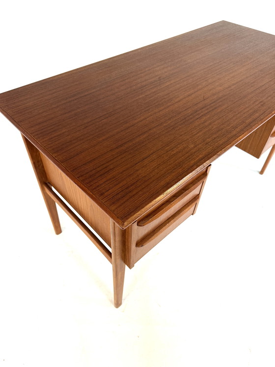 Image 1 of Scrivania vintage in teak, Gunnar Nielsen, Tibergaard anni '60
