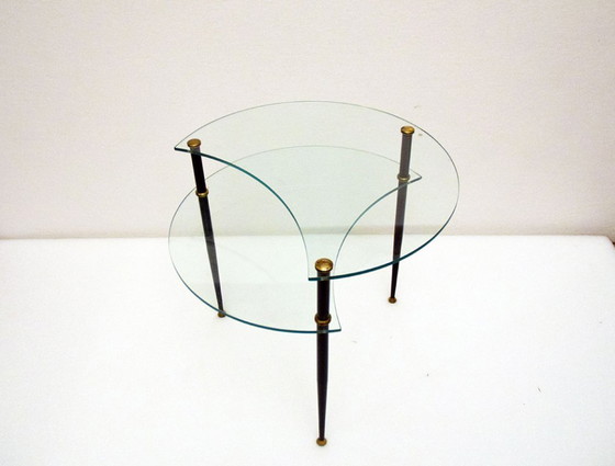 Image 1 of Edoardo Poli asymmetrical coffee table for Vitrex, 196