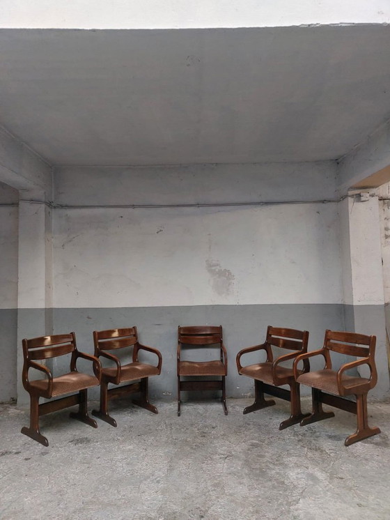 Image 1 of 4 x niederländische brutalistische Sessel