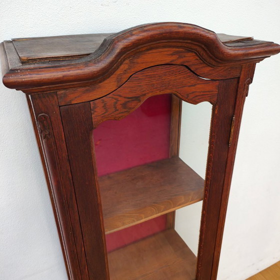 Image 1 of Vintage Antieke Vitrinekast Landelijke wandkast