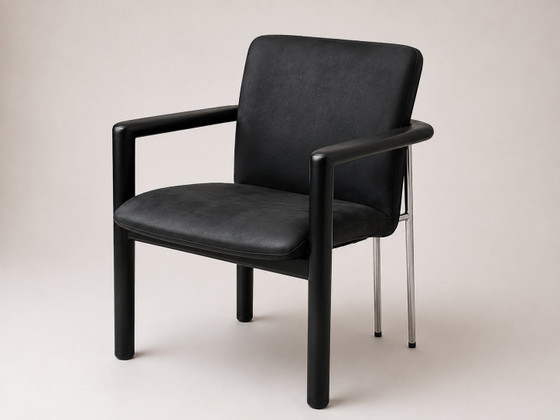 Leolux dining set – Leather, Metal (photo 6 of 7)