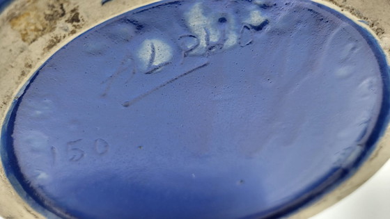 Image 1 of Bleu France 1940 ceramic "Alpho" vases