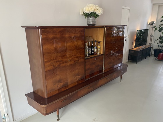 Image 1 of Italiaanse mid-century buffetkast met barmeubel 