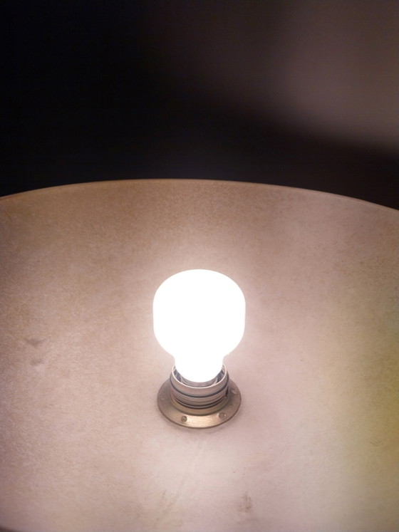 1 X Cast Iron Standing Uplighter With Monkeys 168cm High 1990s – Floor lights, Glass (photo 7 of 9)