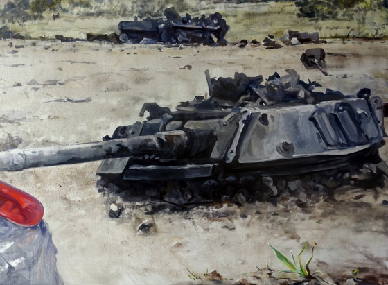Pittura a Olio Originale Arte Moderna Simbolismo Guerra Kotygoroshko – Dipinti e disegni, Canvas (photo 7 of 7)