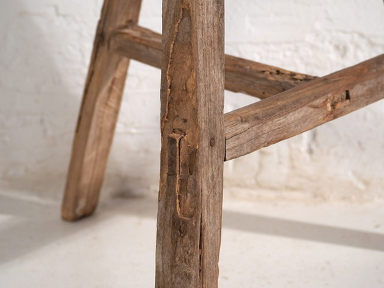 Tabouret asiatique ancien (c.1900) #4 (photo 19 of 39)