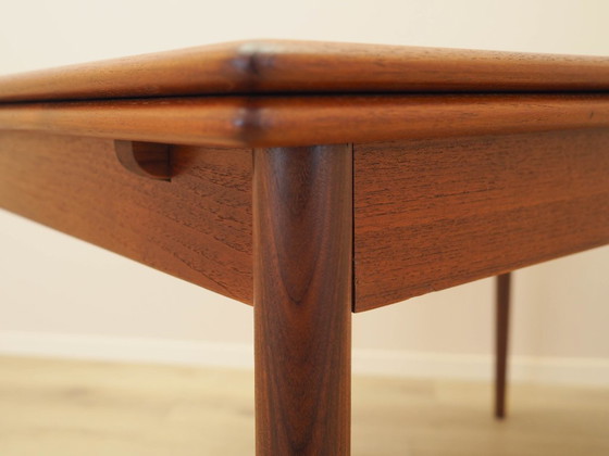 Image 1 of Mesa de teca, diseño danés, década de 1970, fabricada en Dinamarca.