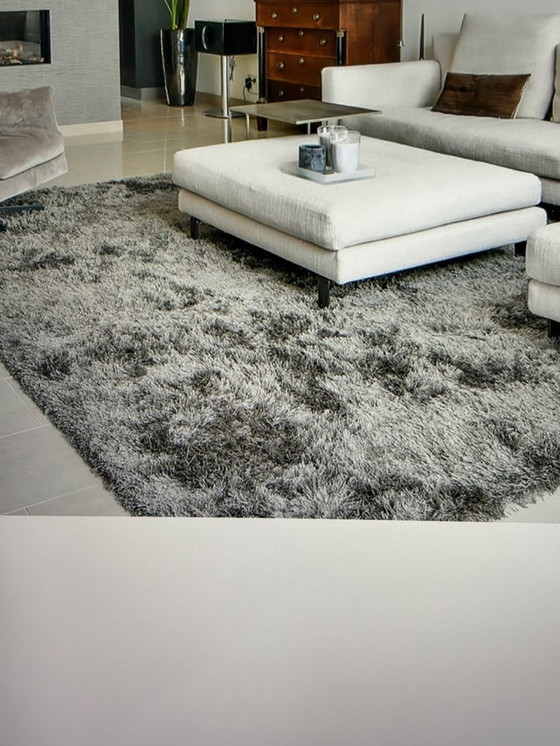 Image 1 of Square rug 3x3 meters. Color gray