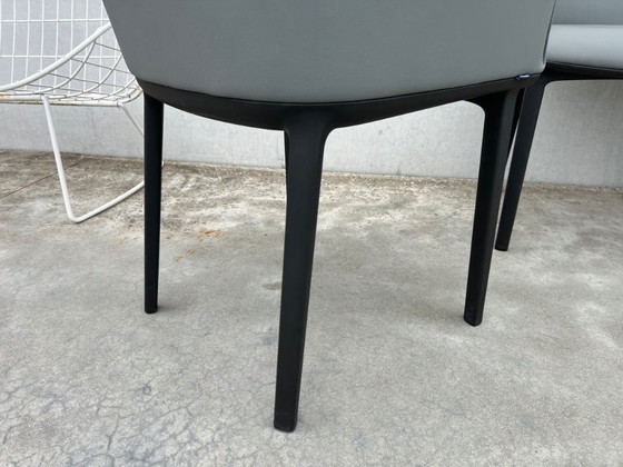 Image 1 of 4x Vitra softshell leather chairs