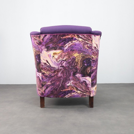 Image 1 of Fauteuil à oreilles classique de style Howard & Sons, années 1960