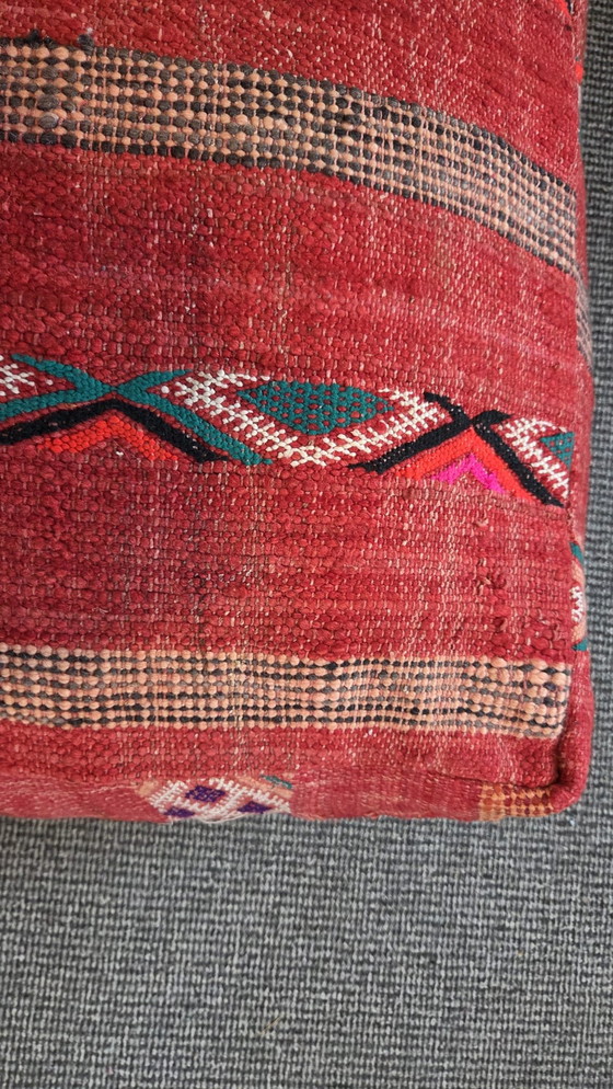 Image 1 of Pouf marocchino, cuscino di seduta vintage