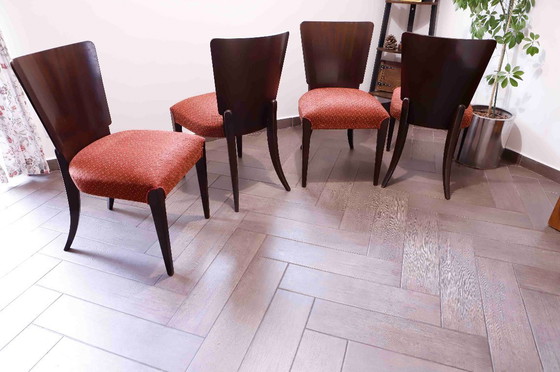 Image 1 of Set di 4 sedie da pranzo Lollipop H-214 di Jindřich Halabala