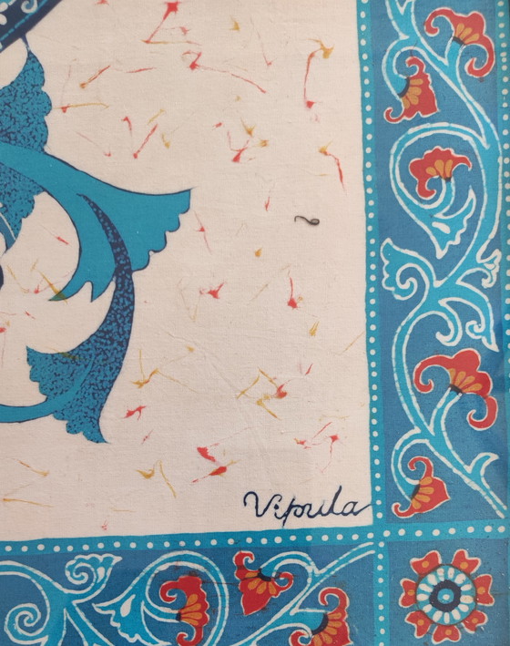 Image 1 of Two framed batik animal depictions