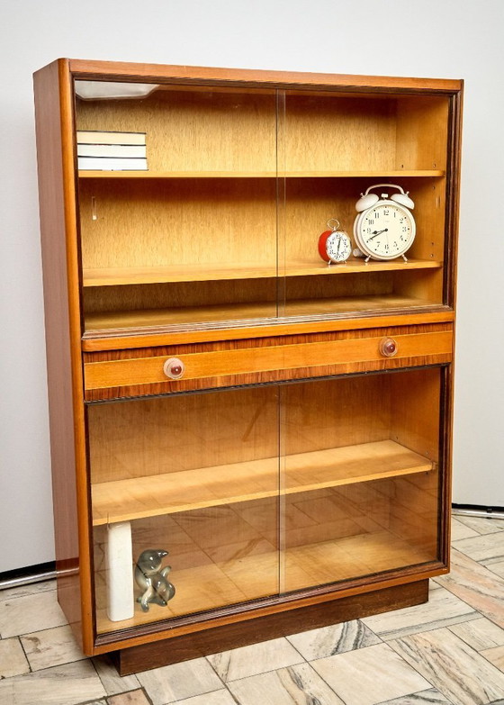 Image 1 of Art Deco Bookshelf, 1960s, Czechoslovakia