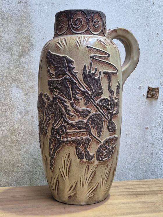 Image 1 of Scheurich Keramik West-Germany XL Floor Vase.