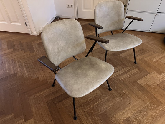 Image 1 of Set di due poltrone vintage della metà del secolo Gijs van der Sluis