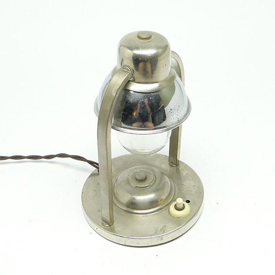 Art Deco Table Lamp, Germany, 1930s – Metal, Chrome (photo 2 of 10)