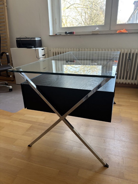 Franco Albini Model 80 Scrivanie | Knoll International | Orig. – Legno, Metallo (photo 3 of 9)