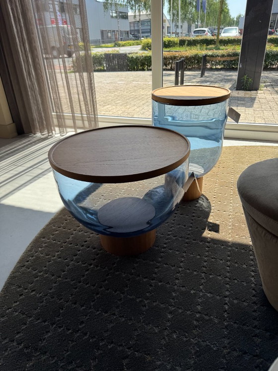 Miniforms Mastea Set – Side tables, Glass, Wood (photo 3 of 5)