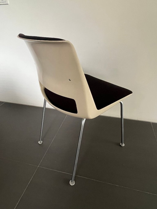 10x Gispen A.R. Cordemeyer Chairs – eetkamerstoelen, Metal, Plastic (photo 2 of 5)