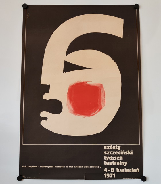 6 carteles de teatro de Polonia (1960-1970) – Pósters, Paper (photo 4 of 7)