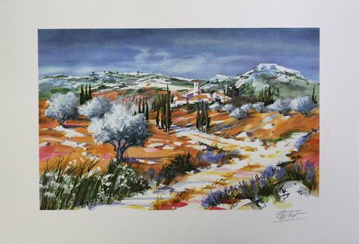 Fort, Ella - La Vie Rustique au Bretagne - Color lithograph