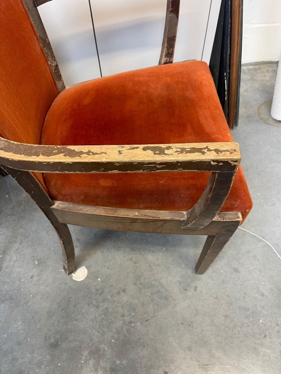 Image 1 of À restaurer : Ensemble de 6 chaises originales DE Coene Frères (RUBENS)