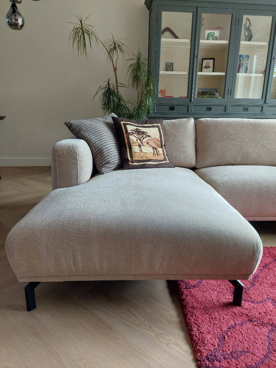 Sofá de 4x6 con chaise longue - ¡Como nuevo! – 4x6 Sofa, Metal, Textile (photo 3 of 7)