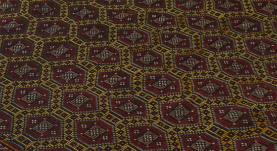 Large Vintage Anatolian Yoruk Kilim 284 × 202 Cm – Handwoven Wool Rug – Rugs & carpets (photo 7 of 10)
