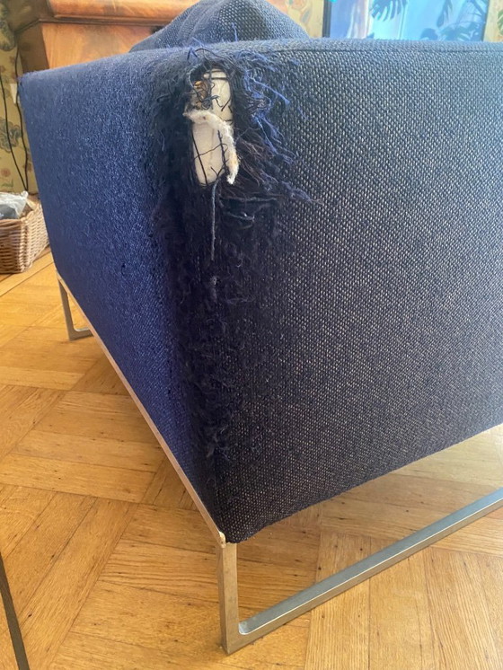 Image 1 of Set B&B Italia Sofa Loveseat Hocker model TIGHT antonio Citterio