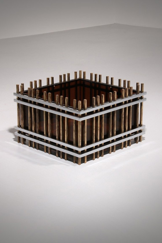 Image 1 of Fioriera modernista italiana attribuita a Romeo Rega