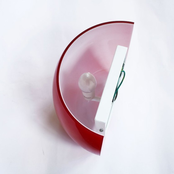 Image 1 of Applique murale vintage rétro en verre