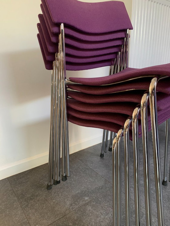 6 sedie Lammhults viola per il campus – Sedie da pranzo, Textile (photo 11 of 14)