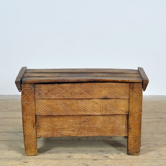 Romanian Shepherd’s Chest, Circa 1900 – Cabinets, Wood, Vintage (photo 2 of 12)