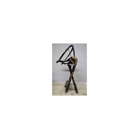 Image 1 of Pair of vintage folding thrones, 1920s
