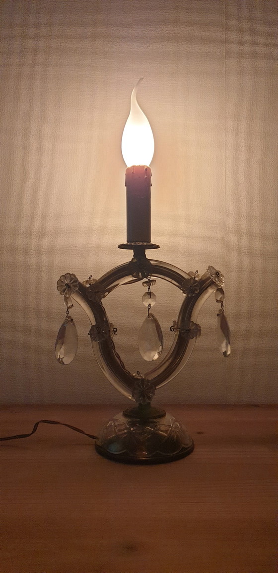 Image 1 of Crystal table lamp Maria Theresa